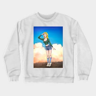 Look girl Crewneck Sweatshirt